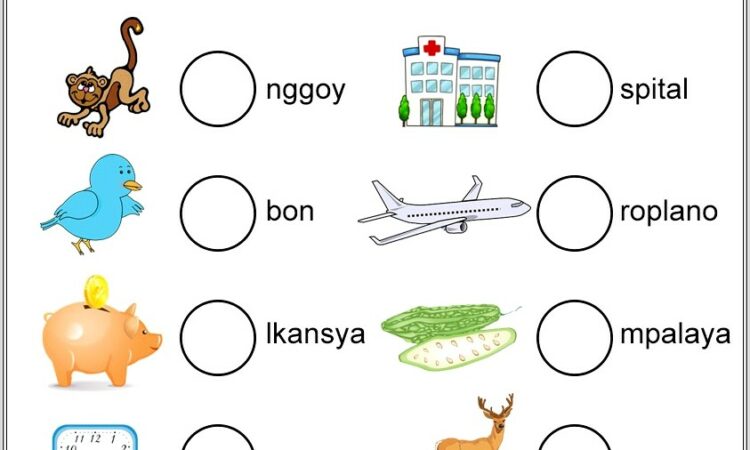 Grade 2 Filipino Worksheet