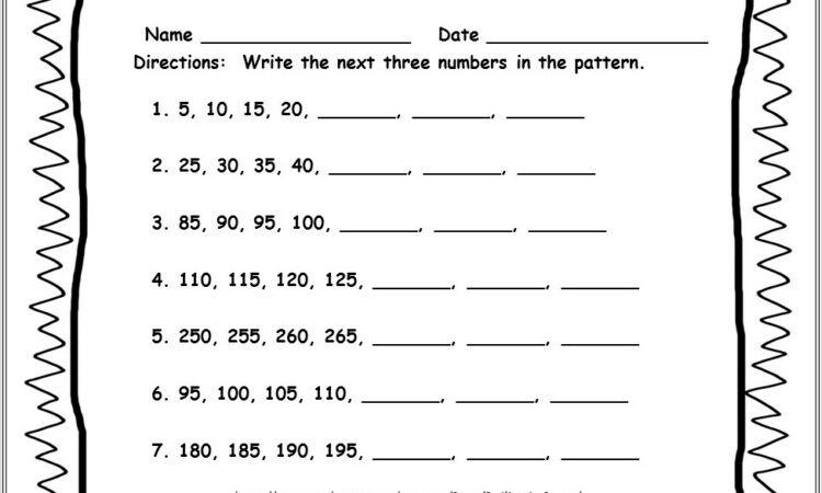 Grade 2 Math Counting Worksheets