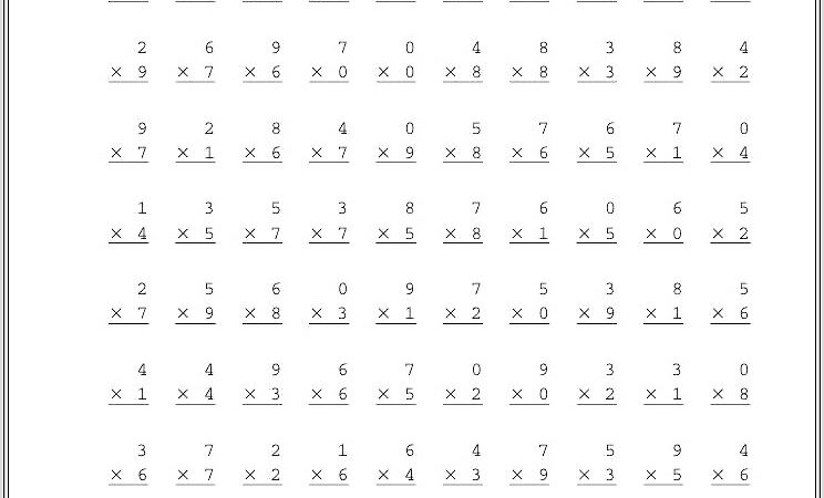 Grade 2 Math Drill Worksheets