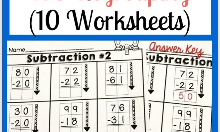 Grade 2 Math Subtraction Regrouping Worksheets