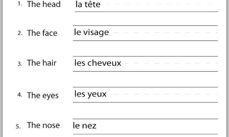 Grade 2 Math Worksheets French