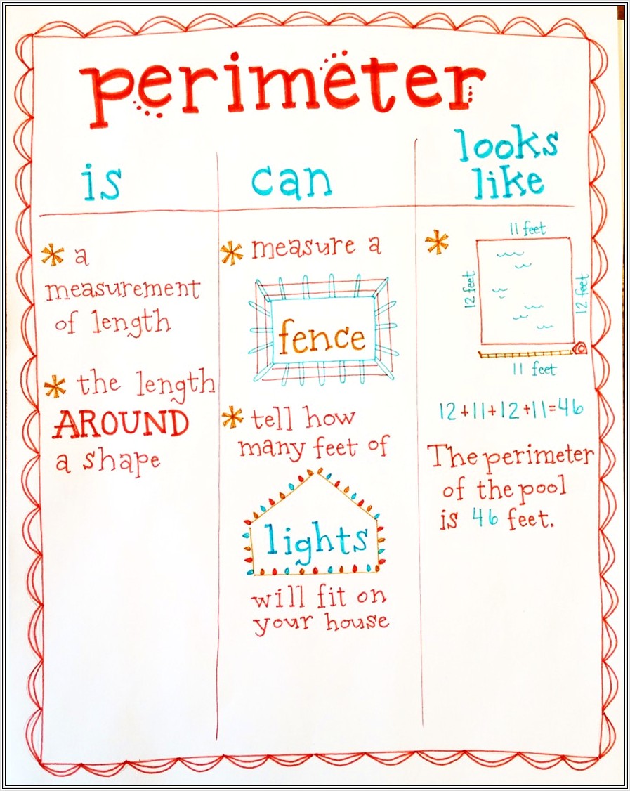 Grade 2 Math Worksheets Perimeter