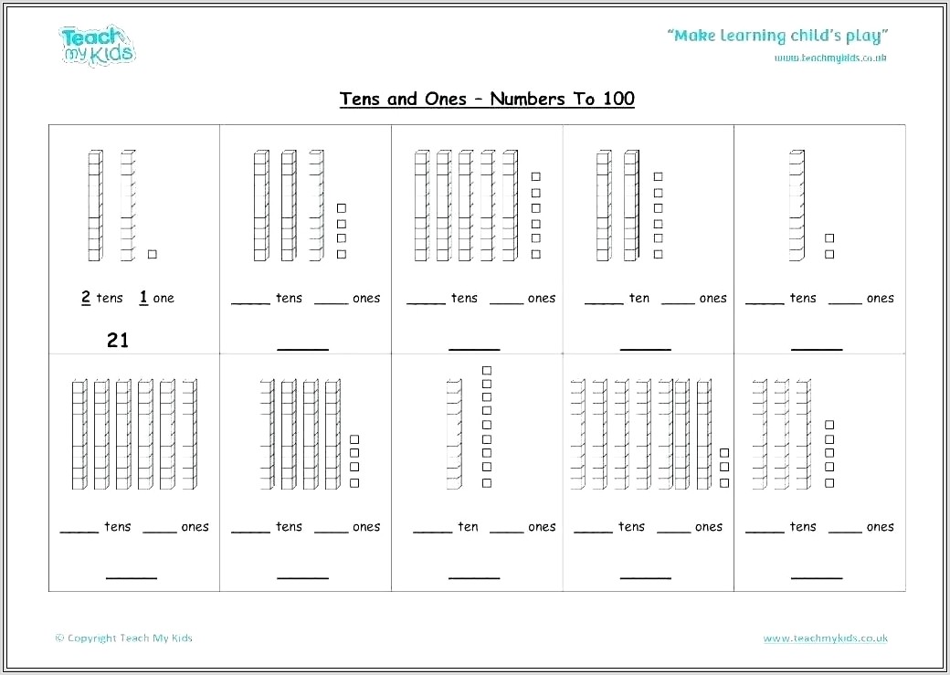 Grade 2 Math Worksheets Tens And Ones