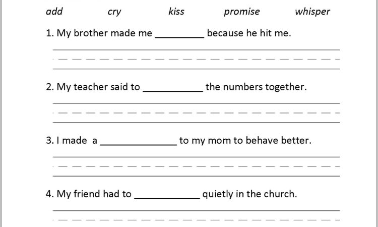 Grade 2 Verbs Worksheet