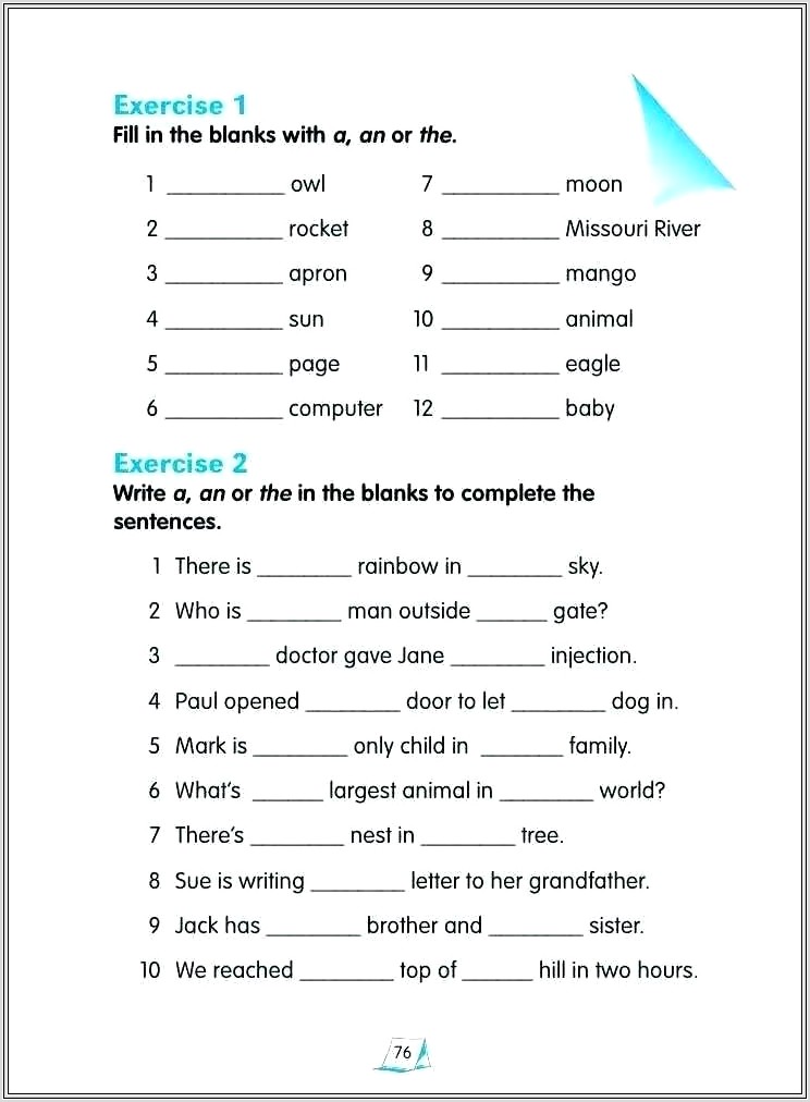 Grade 3 English Worksheets Verbs