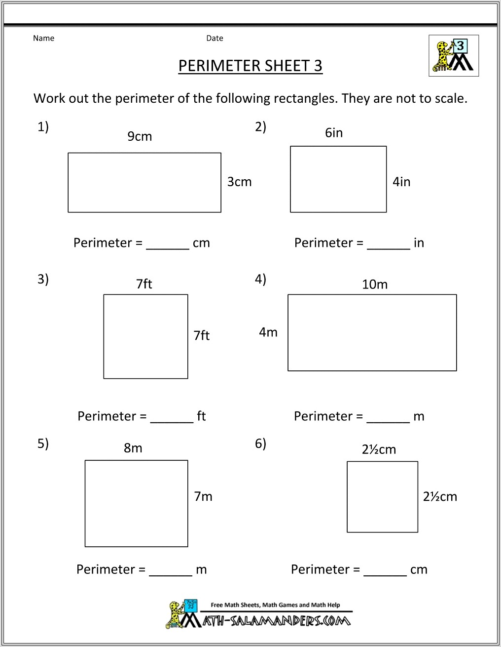 Grade 3 Worksheet Math