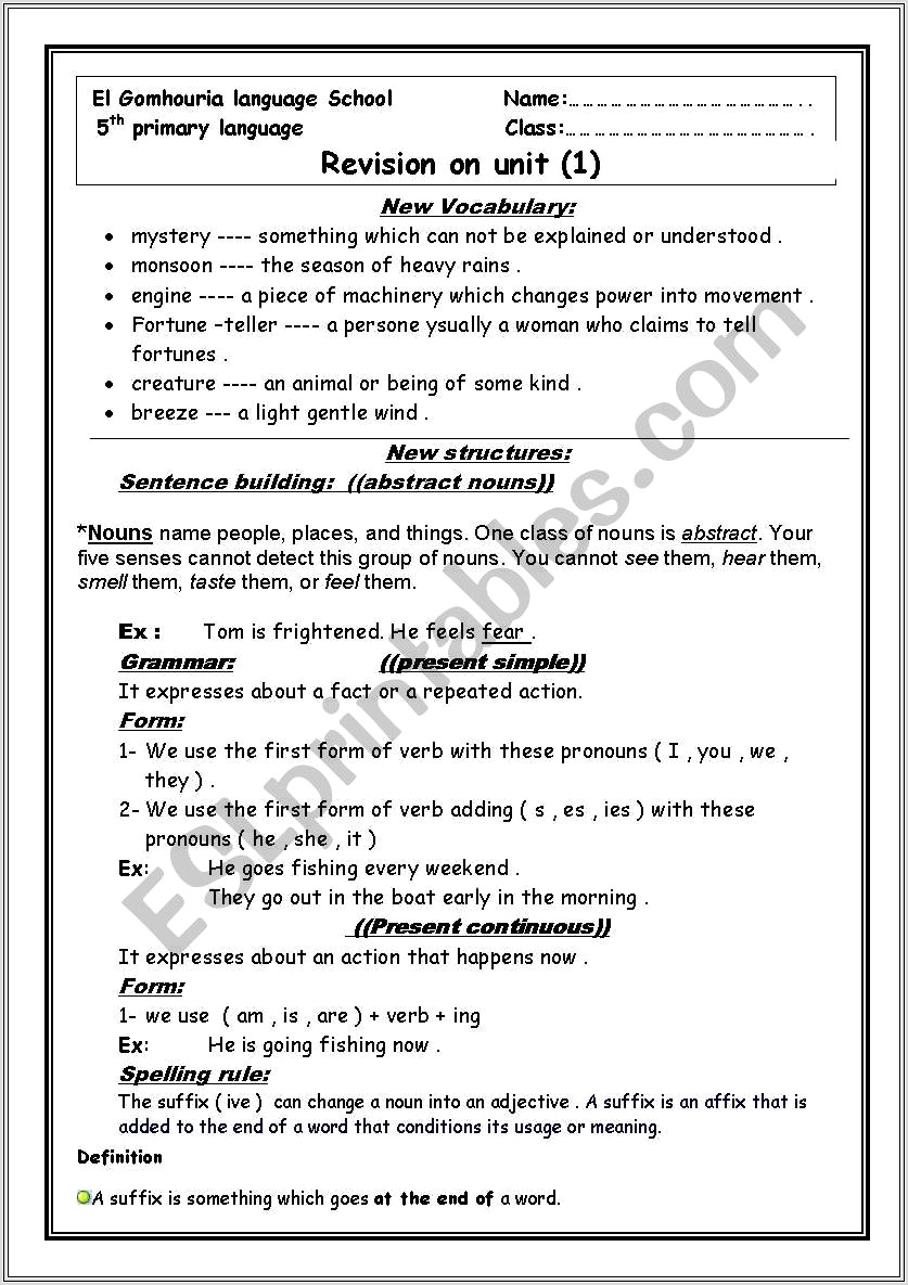 Grade 4 English Worksheets Macmillan