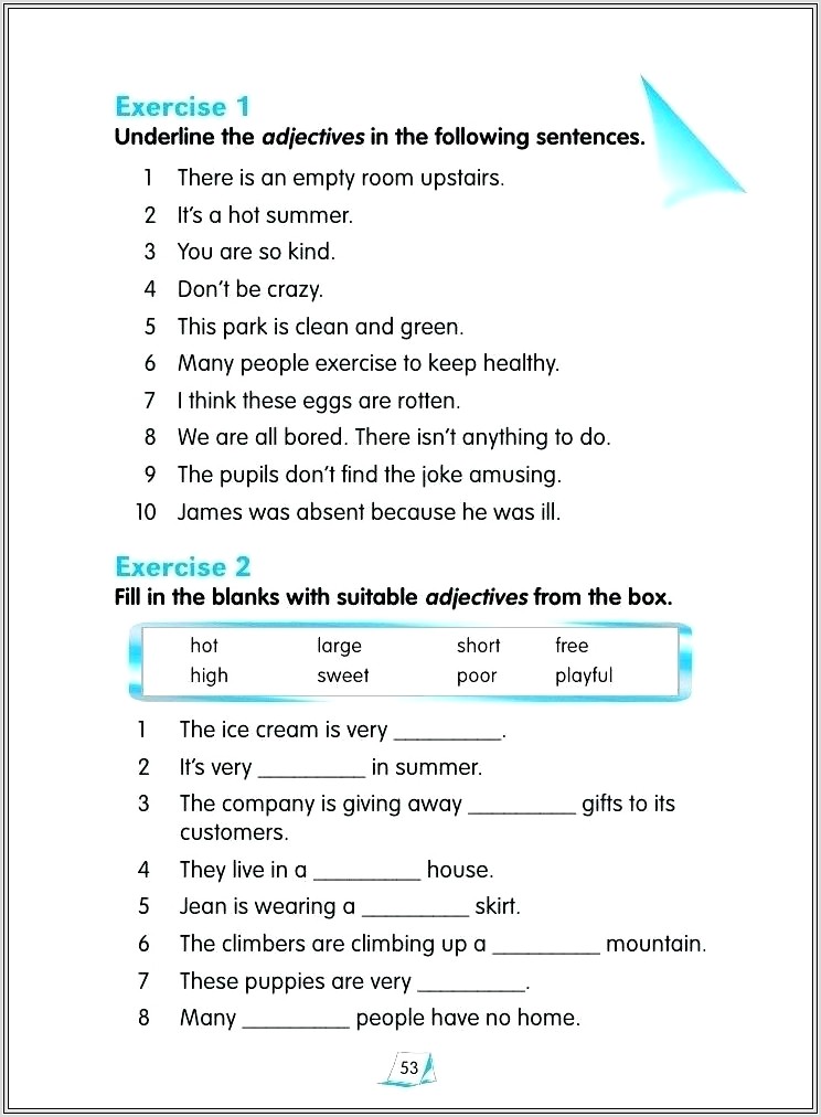 Grade 7 English Worksheets And Answers