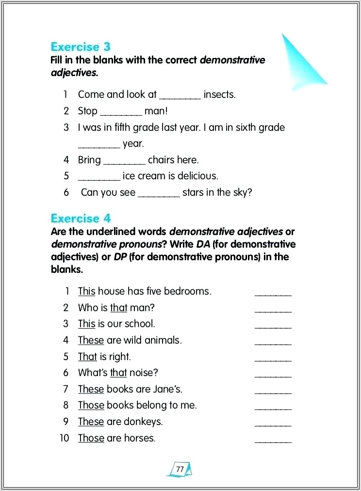 Grade 9 English Worksheets Grammar