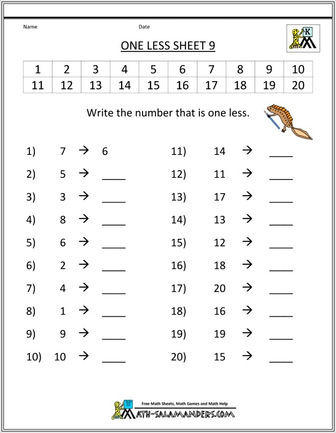 Grade One English Worksheets Pdf