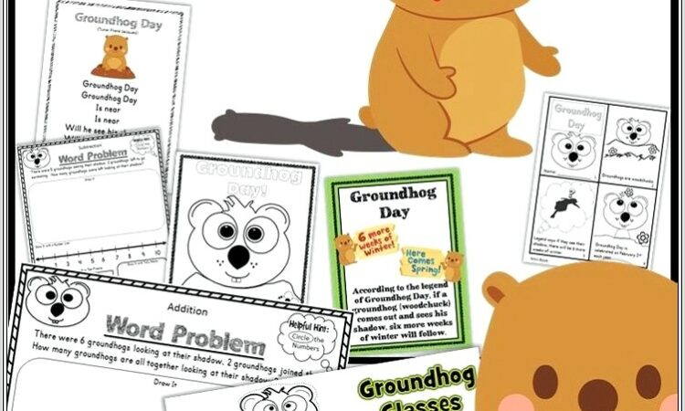 Groundhog Day Craft Kindergarten