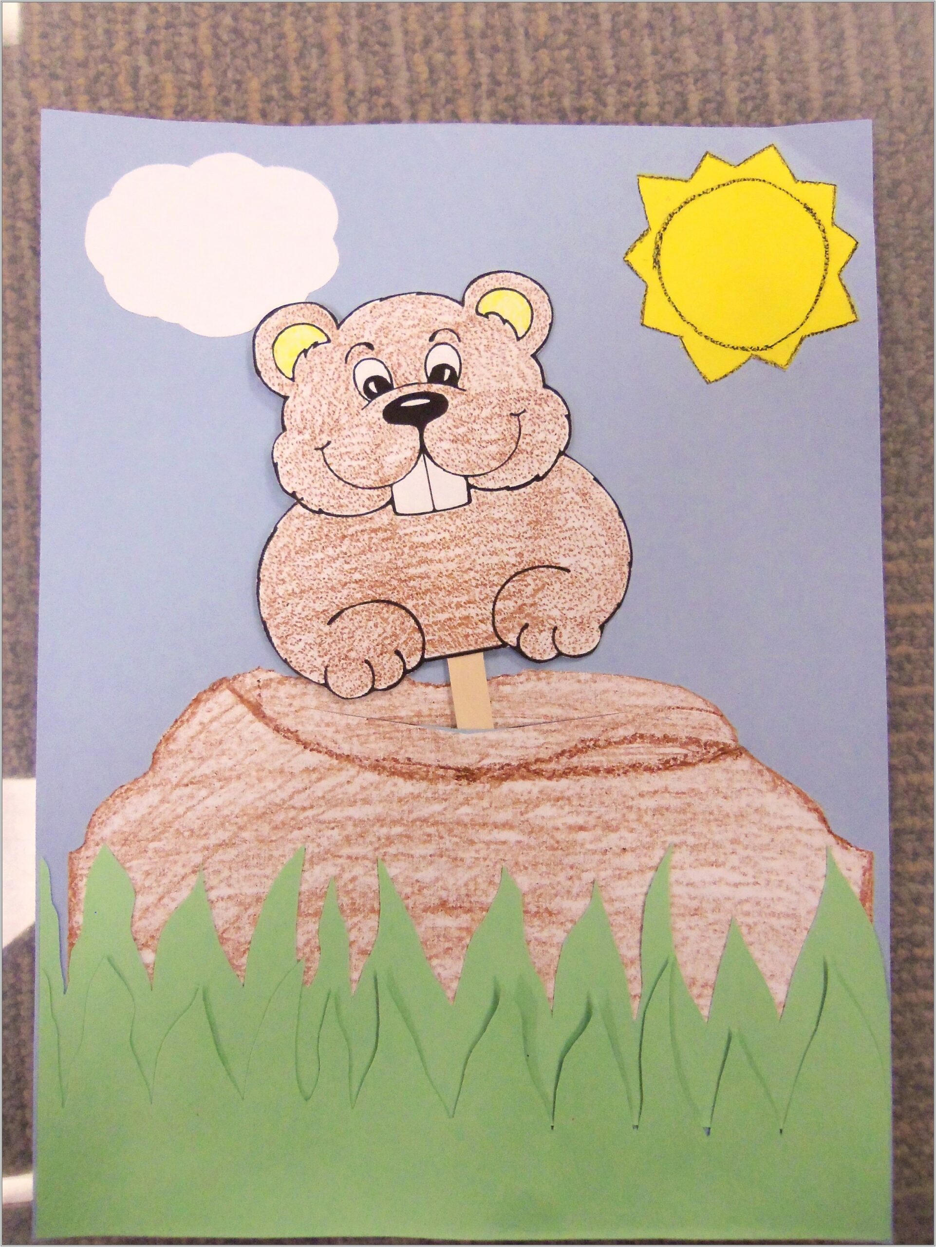 Groundhog Day Craft Preschool