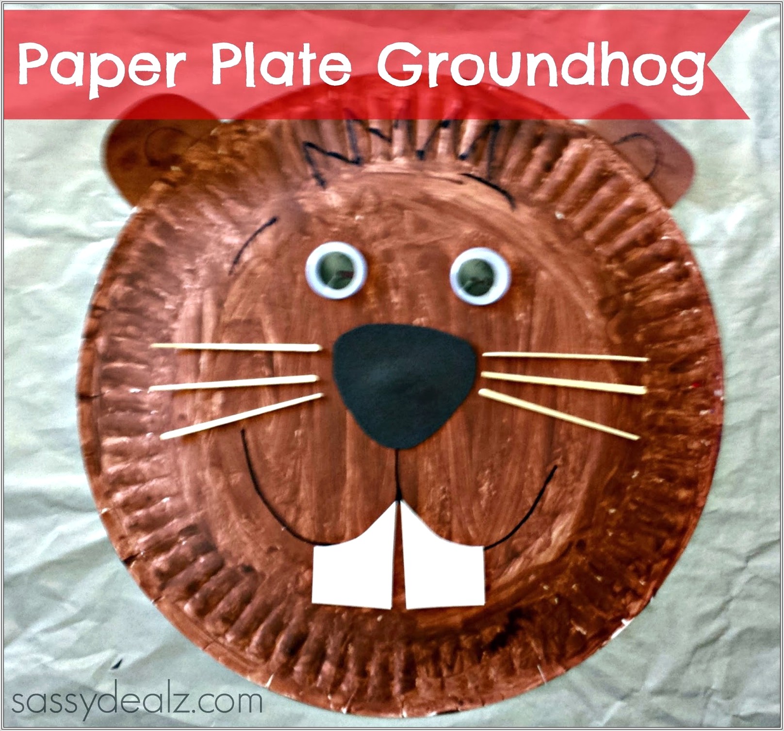 Groundhog Day Craft With Cup