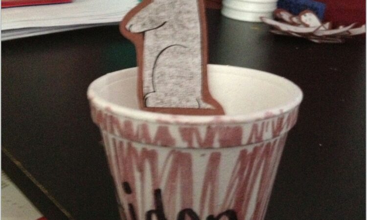 Groundhog Day Cup Craft