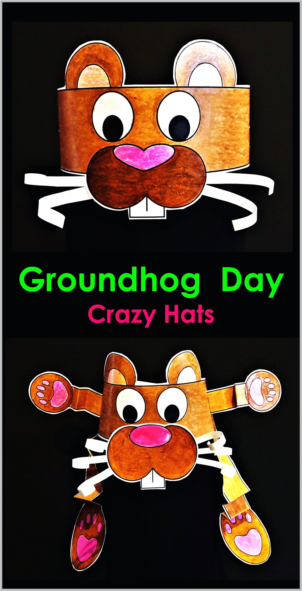 Groundhog Day Hat Craft