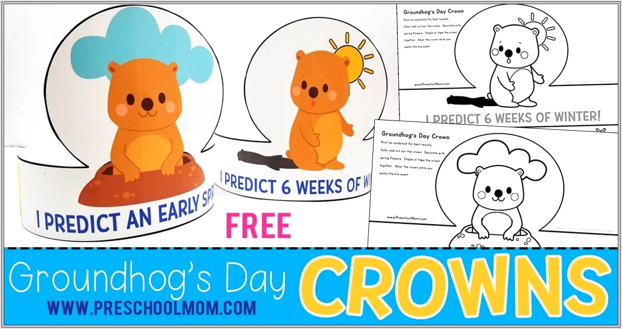 Groundhog Day Map Worksheet