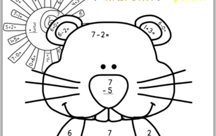 Groundhog Day Math Worksheets Free