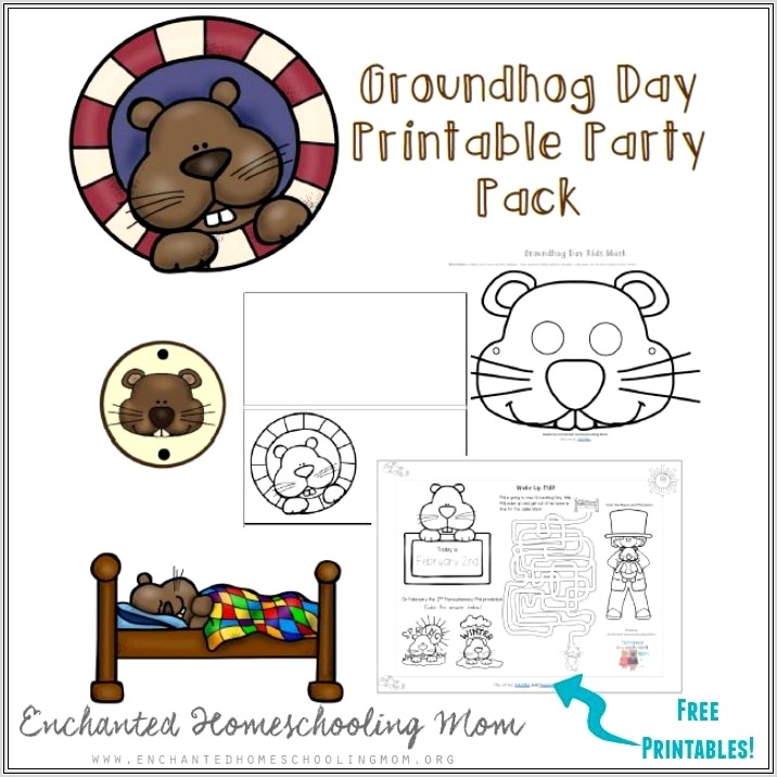 Groundhog Day Printable Activities