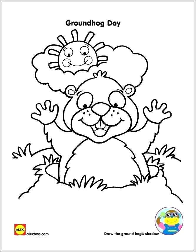 Groundhog Day Worksheet For Preschoolers
