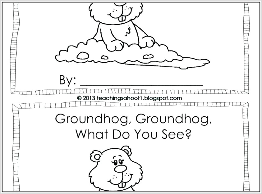 Groundhog Day Worksheet Pdf