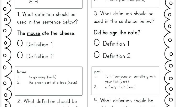 Guide Words In Dictionary Worksheet