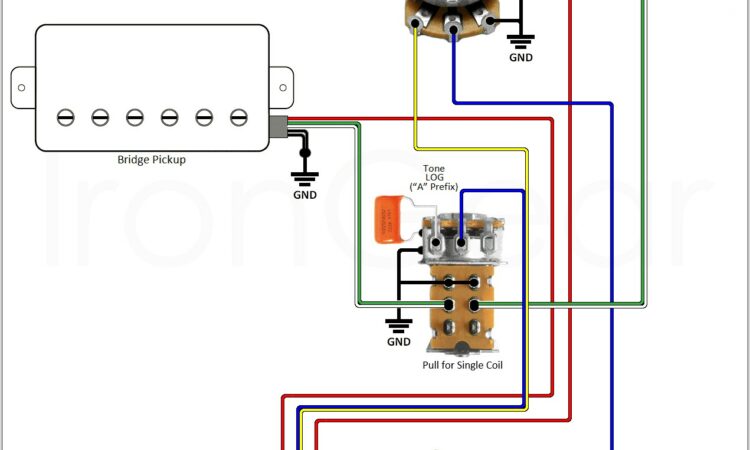 Guitar Wiring Diagrams 1 Pickup No Volume