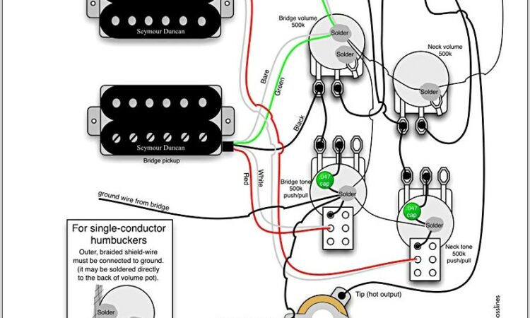 Guitar Wiring Diagrams 2 Pickups 2 Volume