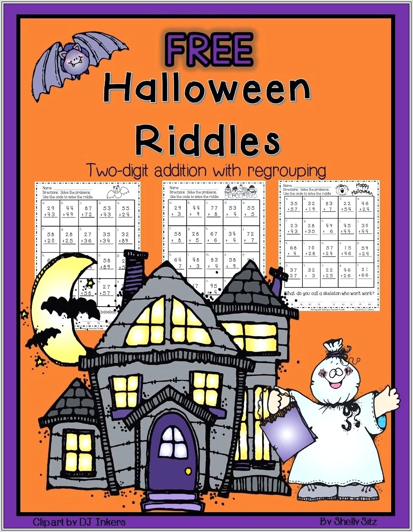 Halloween Worksheets Second Grade Free