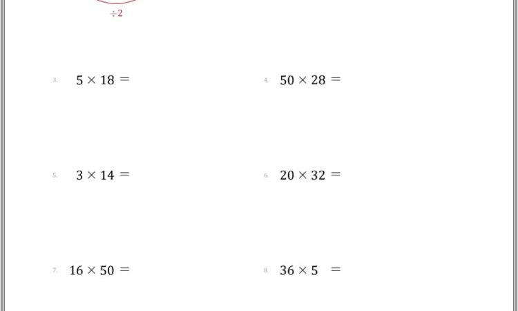 Halving Numbers Worksheet Year 1