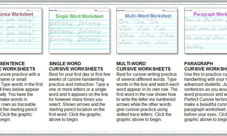 Handwriting Worksheet Maker For Teachers