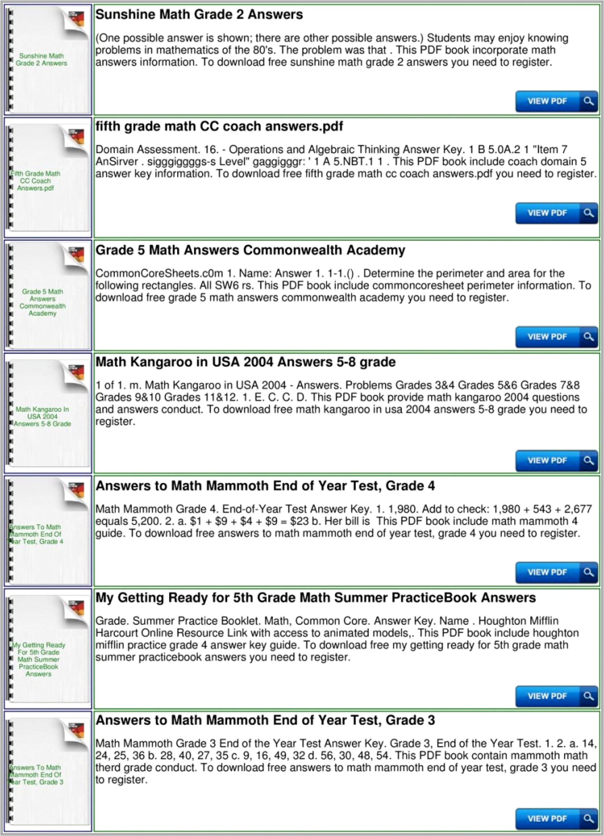 Harcourt Math Grade 2 Worksheet