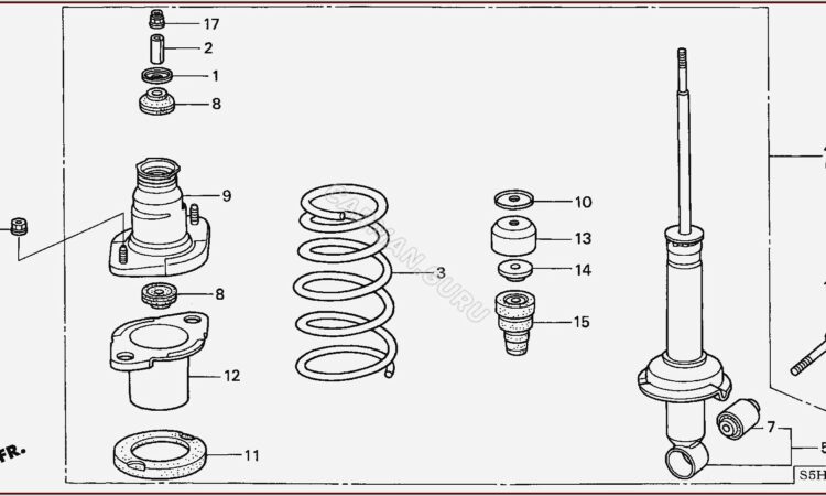 Honda Civic Rear Suspension Diagram