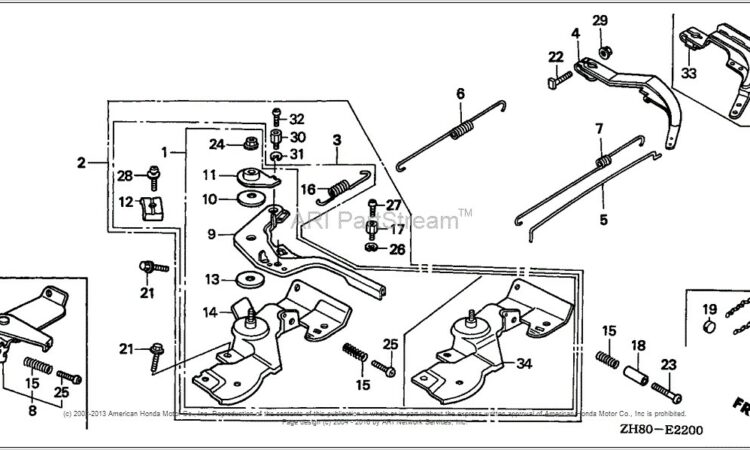 Honda Gx160 Throttle Assembly Diagram