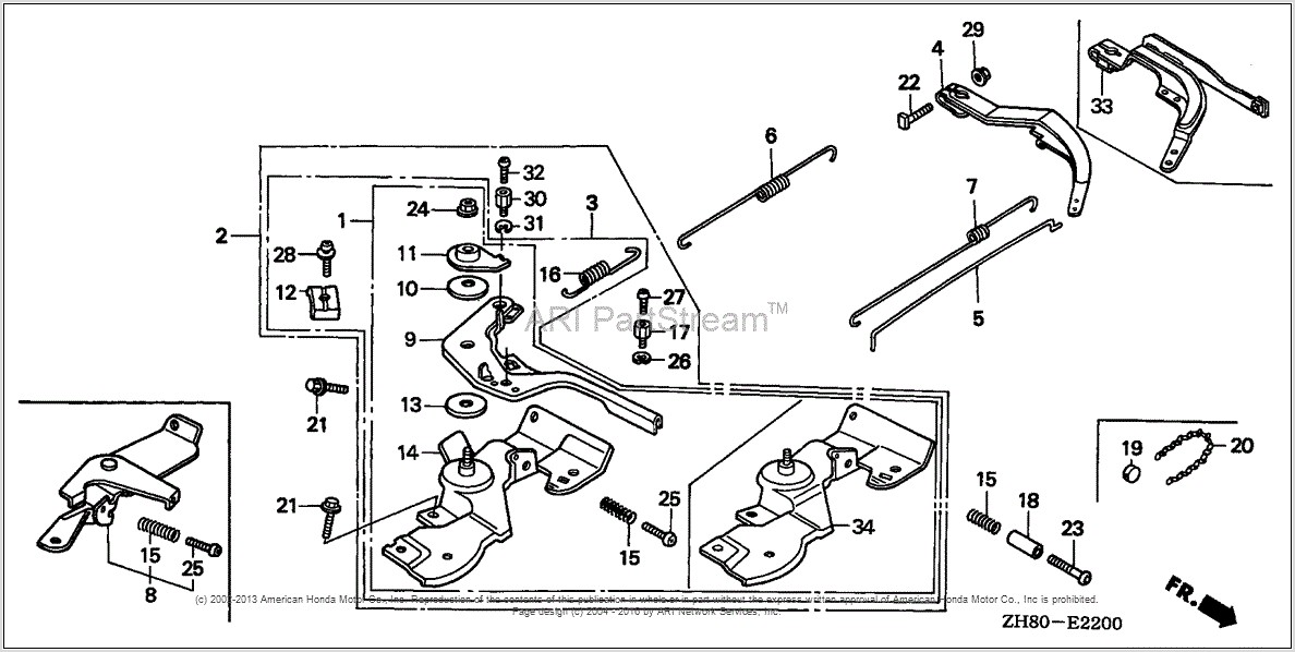 Honda Gx160 Throttle Assembly Diagram