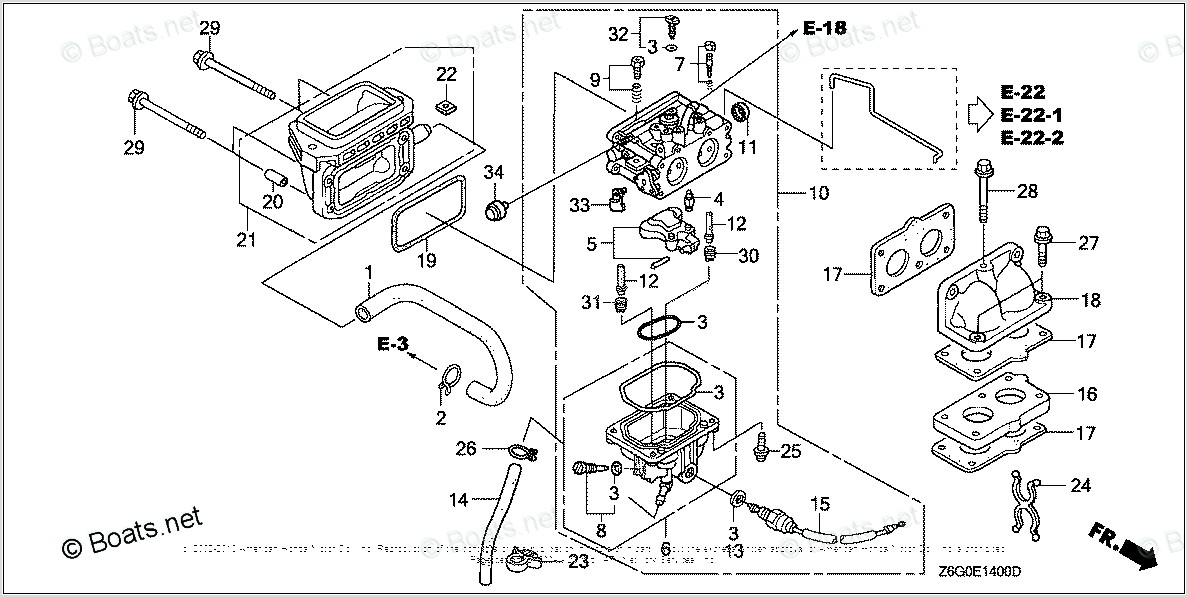 Honda Gx670 Carburetor Diagram
