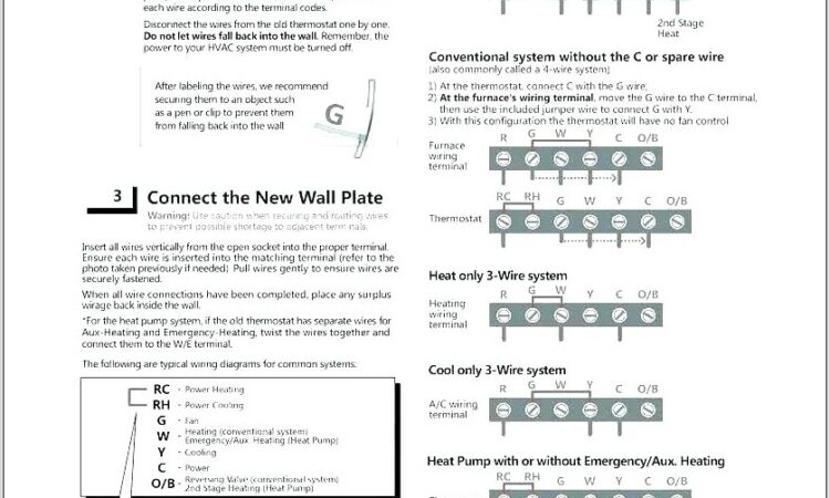 Honeywell Thermostat Wiring Diagram 3 Wire