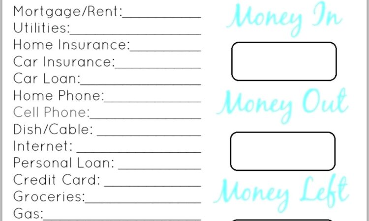 Household Budget Templates In Excel