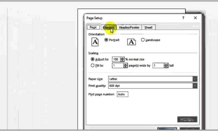 How To Center Excel Worksheet