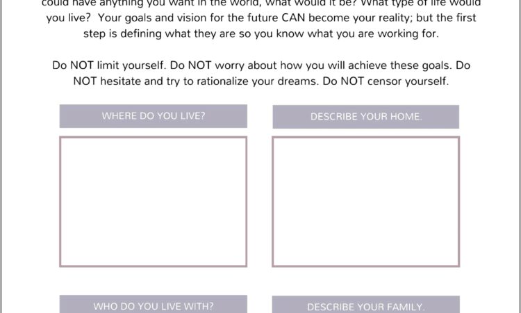 How To Goal Setting Worksheets