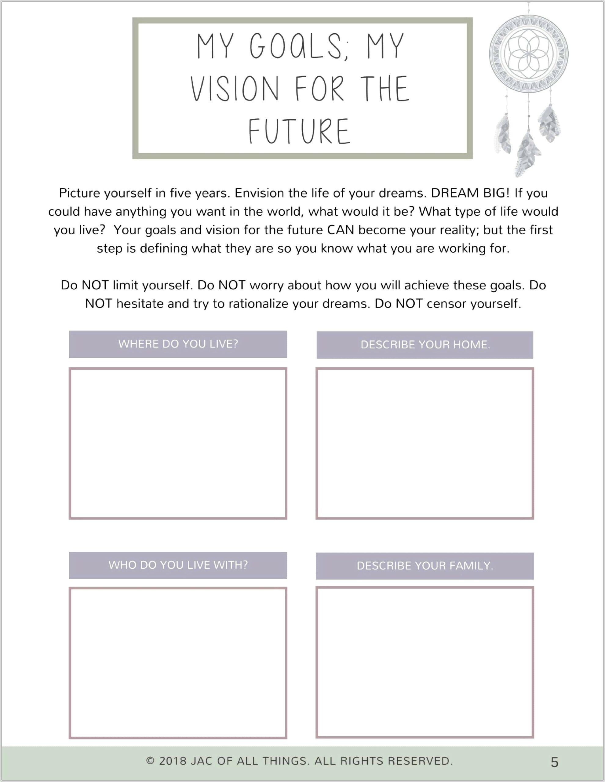 How To Goal Setting Worksheets