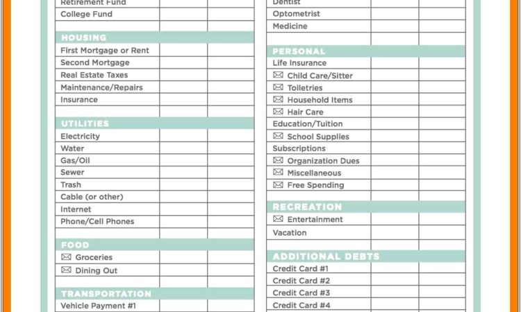 How To Make Budget Worksheet On Excel