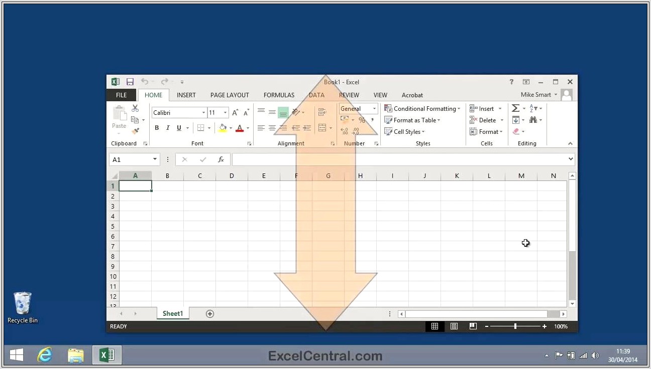 How To Resize An Excel Spreadsheet