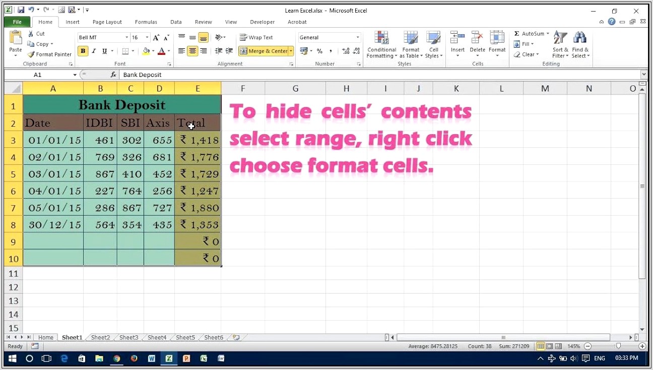 How To Unhide Excel Worksheet