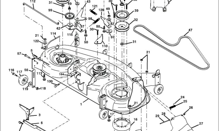 Husqvarna Gth2548 Drive Belt Diagram