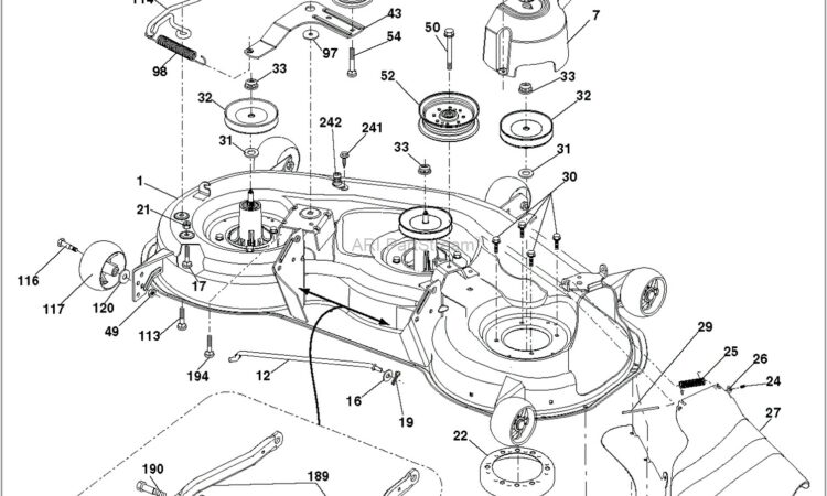 Husqvarna Yth24k48 Drive Belt Diagram