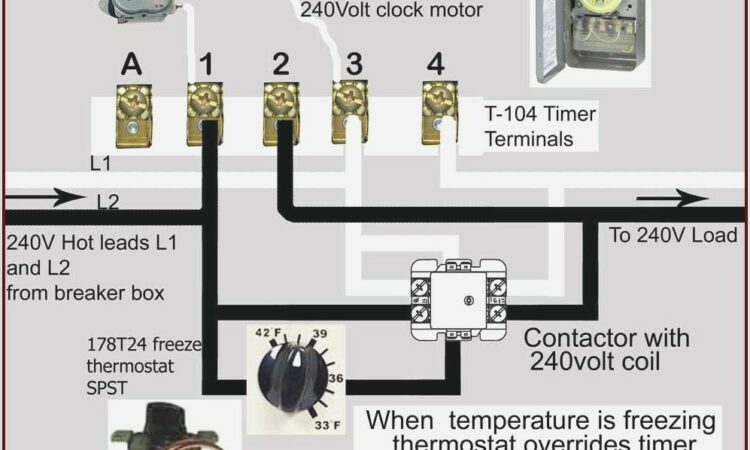 Intermatic Timer T104 Wiring Diagram