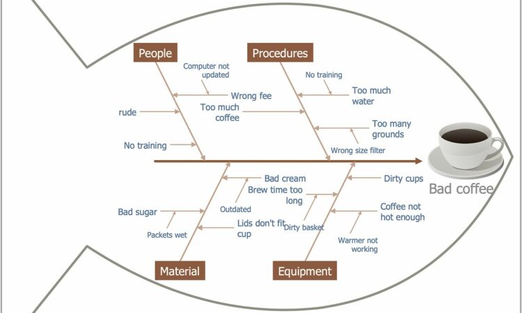 Ishikawa Fishbone Diagram Example