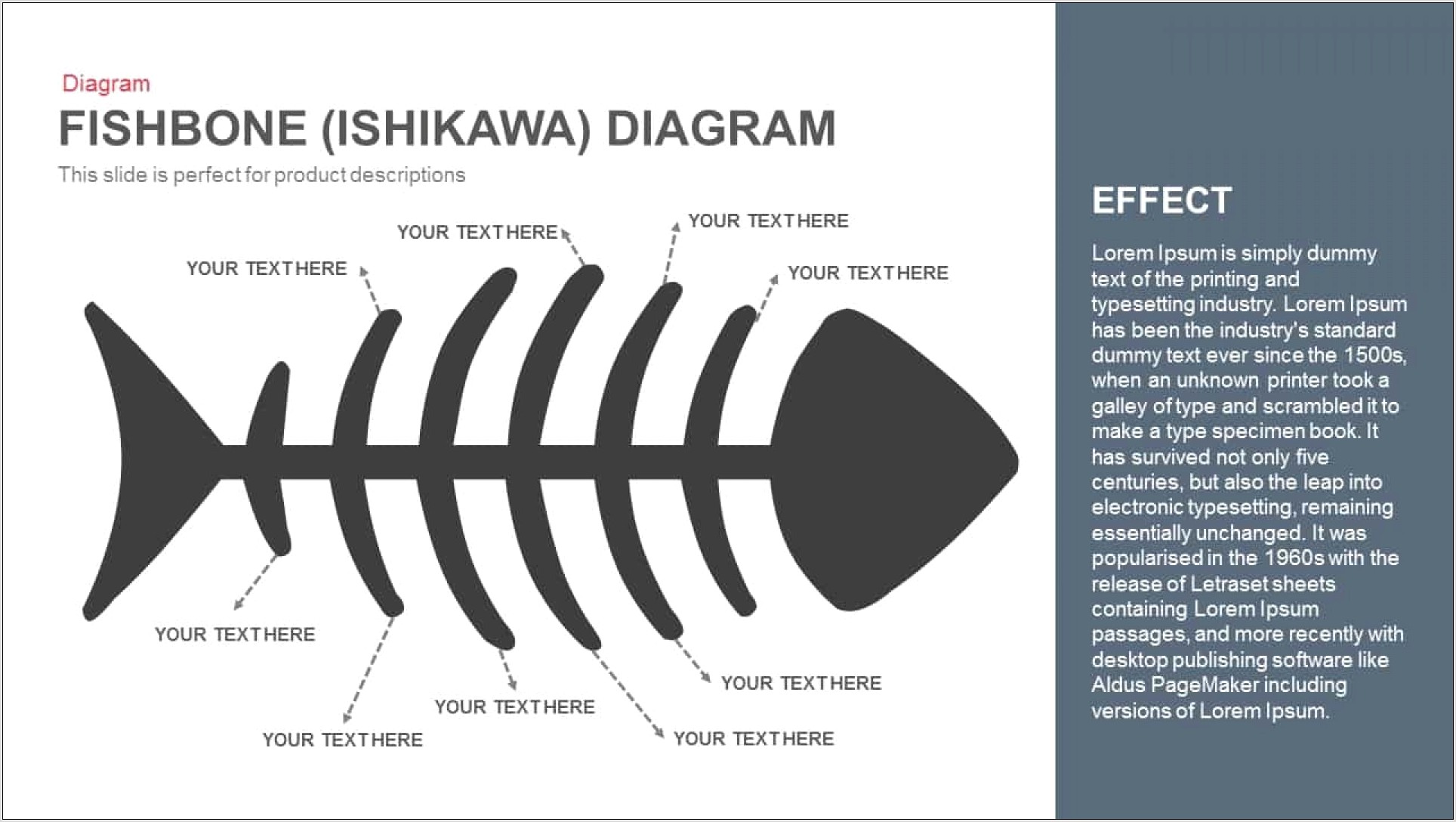 Ishikawa Fishbone Diagram Ppt
