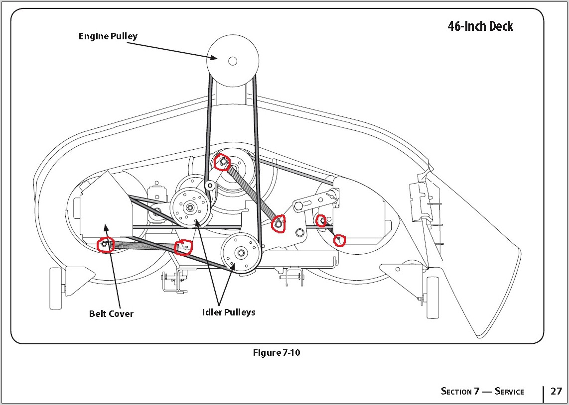John Deere L120 Drive Belt Diagram