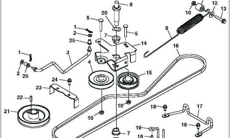 John Deere L130 Deck Belt Diagram